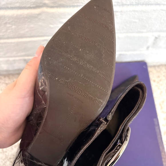 Stuart Weitzman Nubuckleboot Heeled booties - Picture 9 of 10